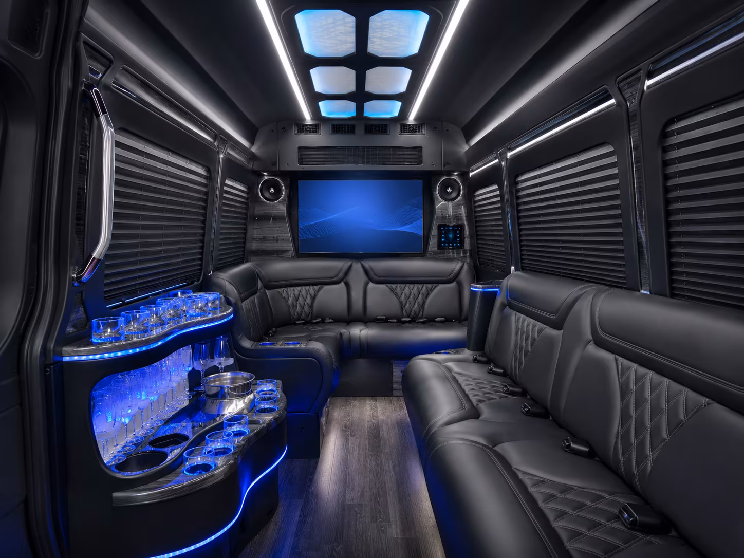 Baltimore Airport Shuttle & Transportation party bus exterior