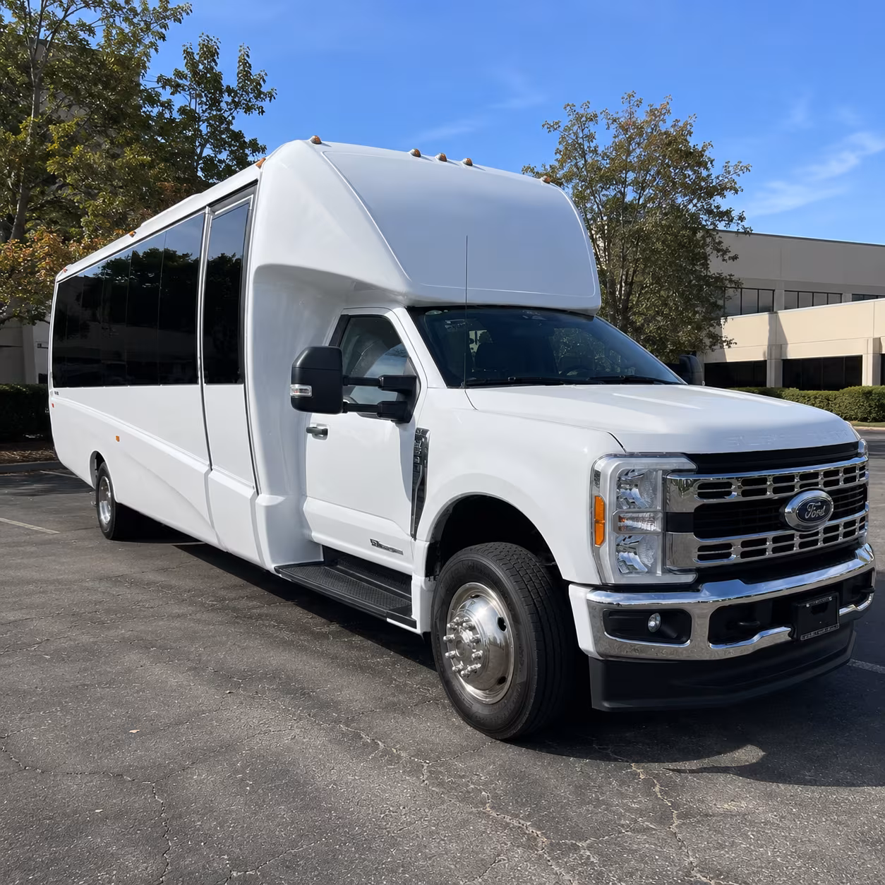 Baltimore Airport Shuttle & Transportation party bus exterior