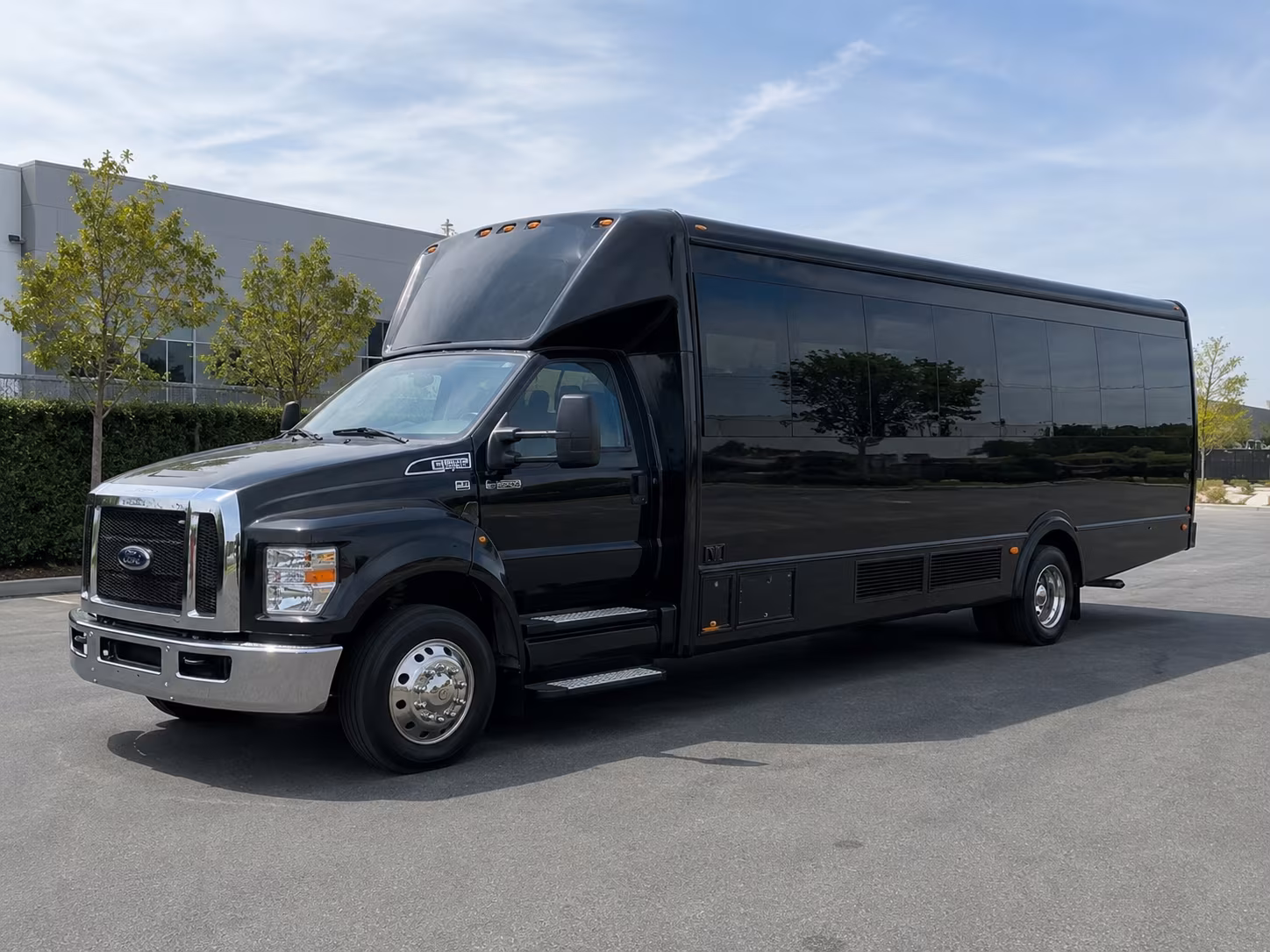 Baltimore Birthday, Sweet 16, & Quinceañera Transportation party bus exterior