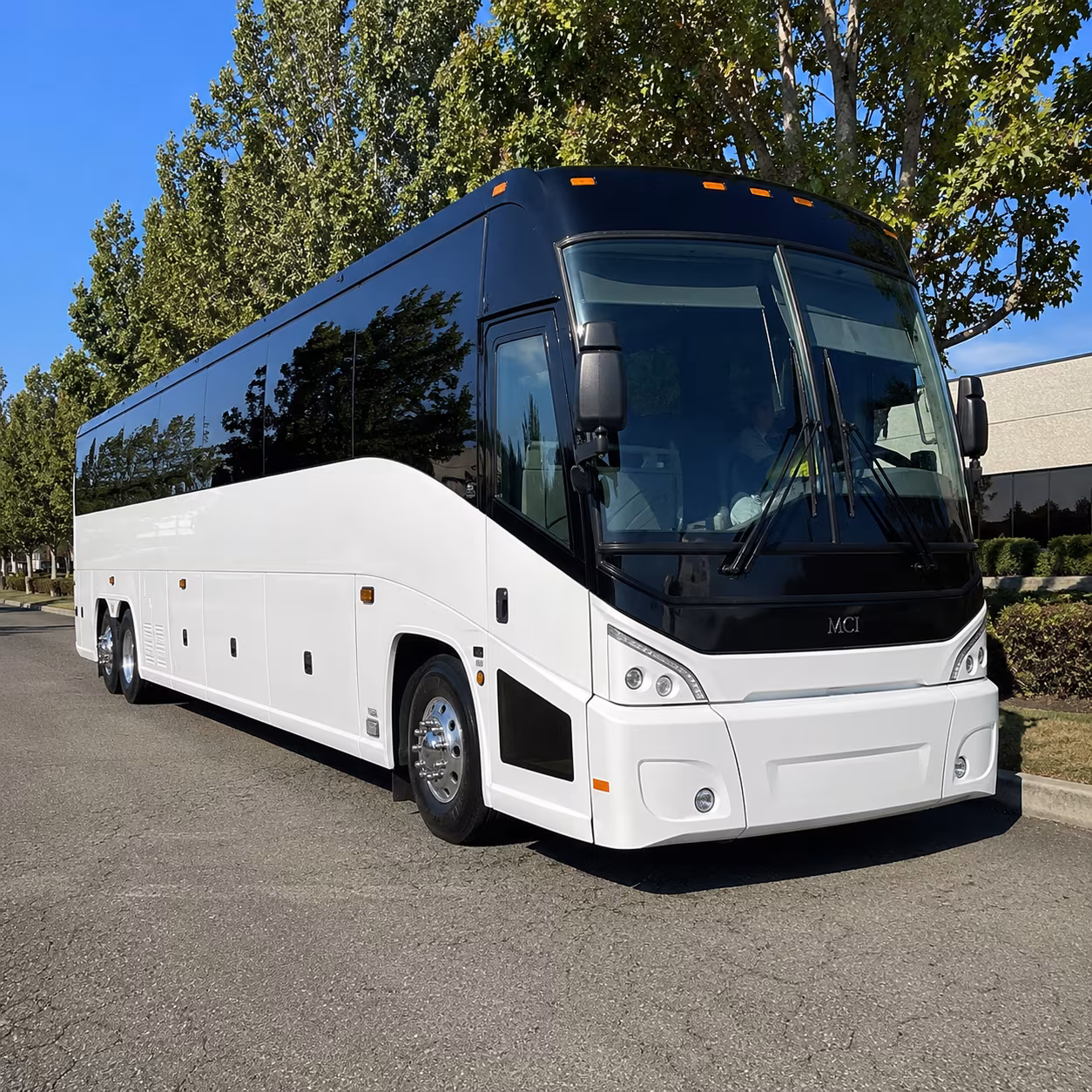 Baltimore Corporate Transportation party bus exterior