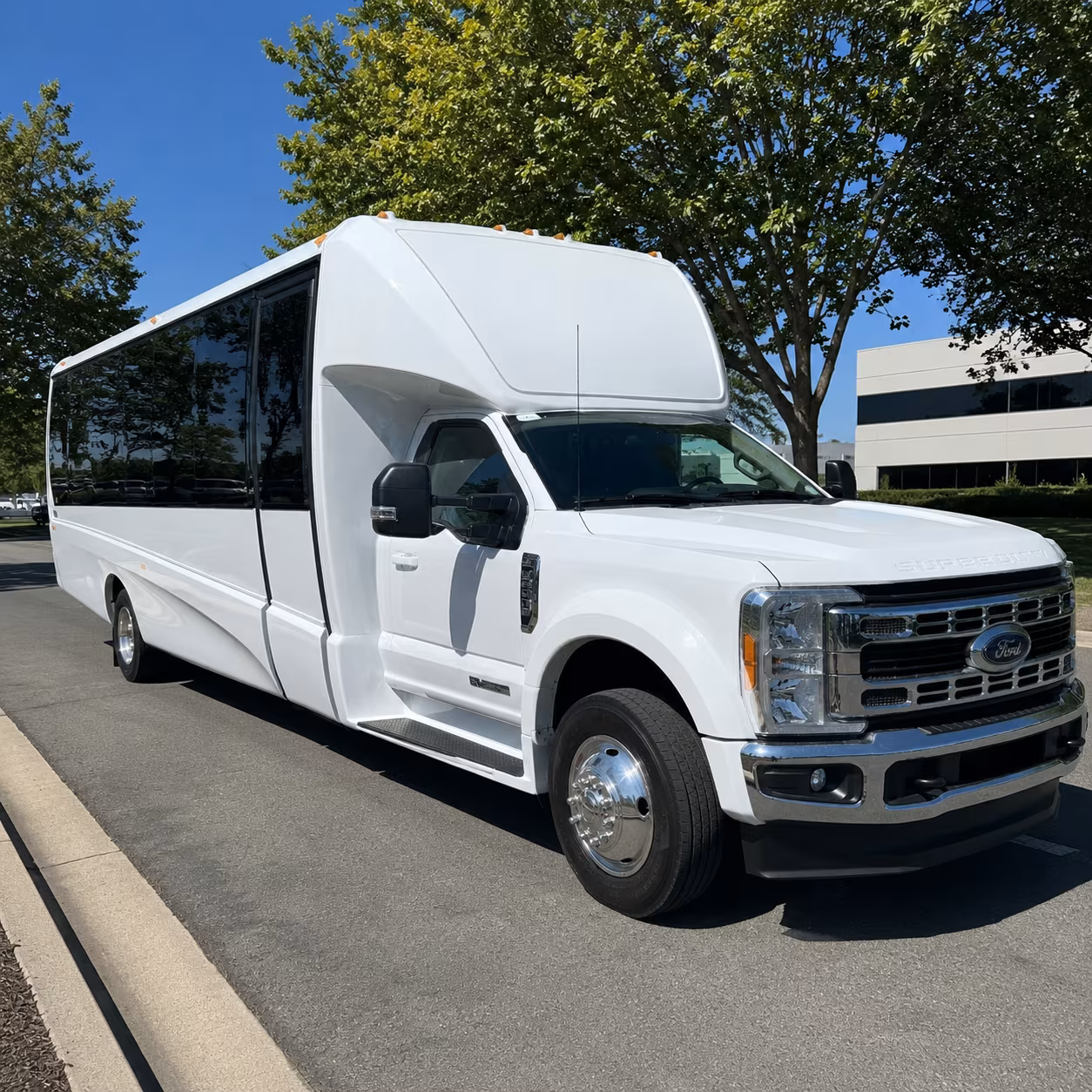 Baltimore Corporate Transportation party bus exterior