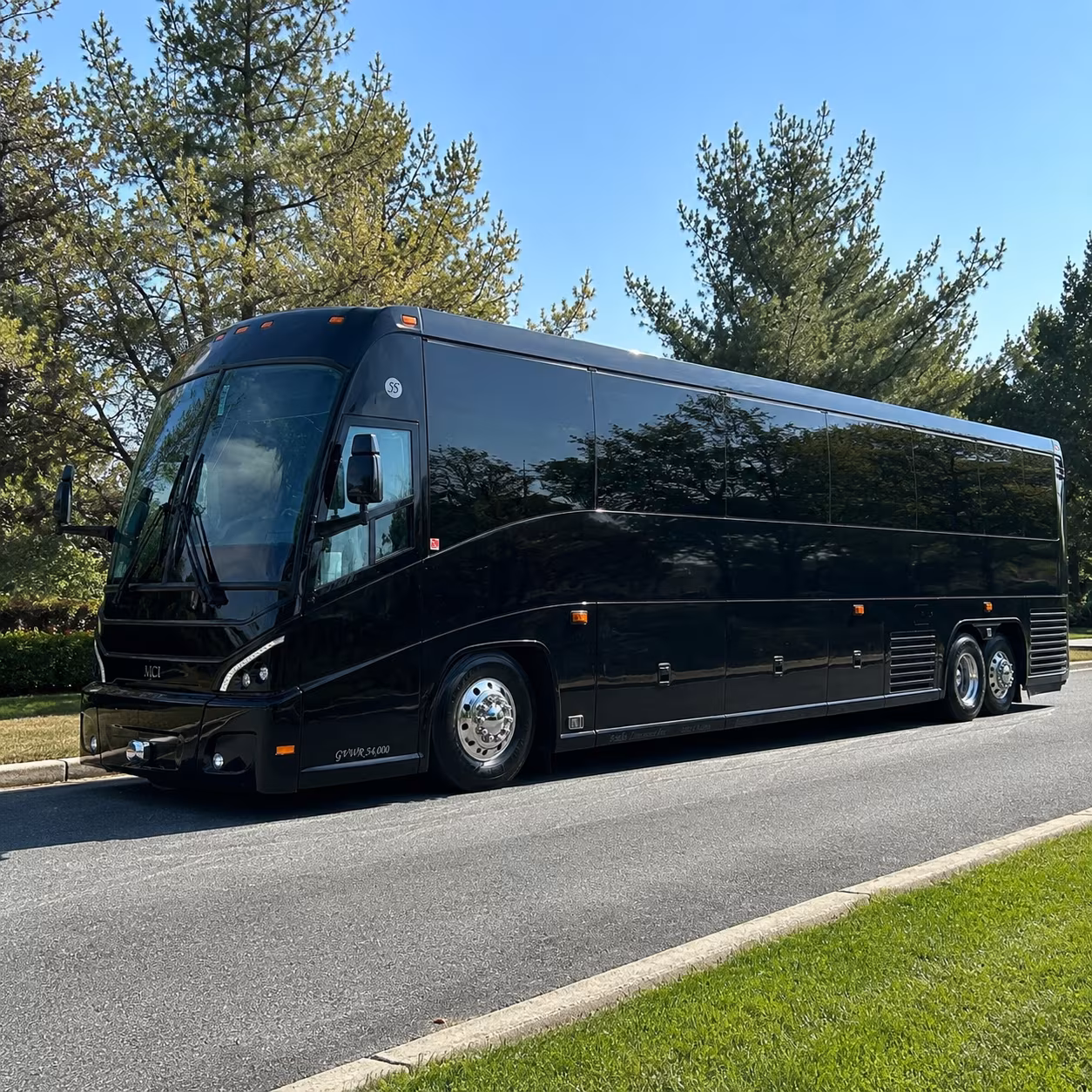 Baltimore Corporate Transportation party bus exterior