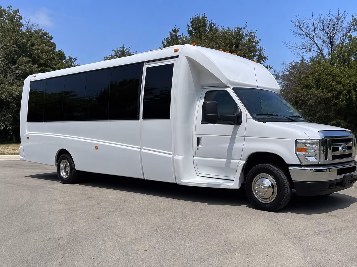 Baltimore Private Event Transportation party bus exterior