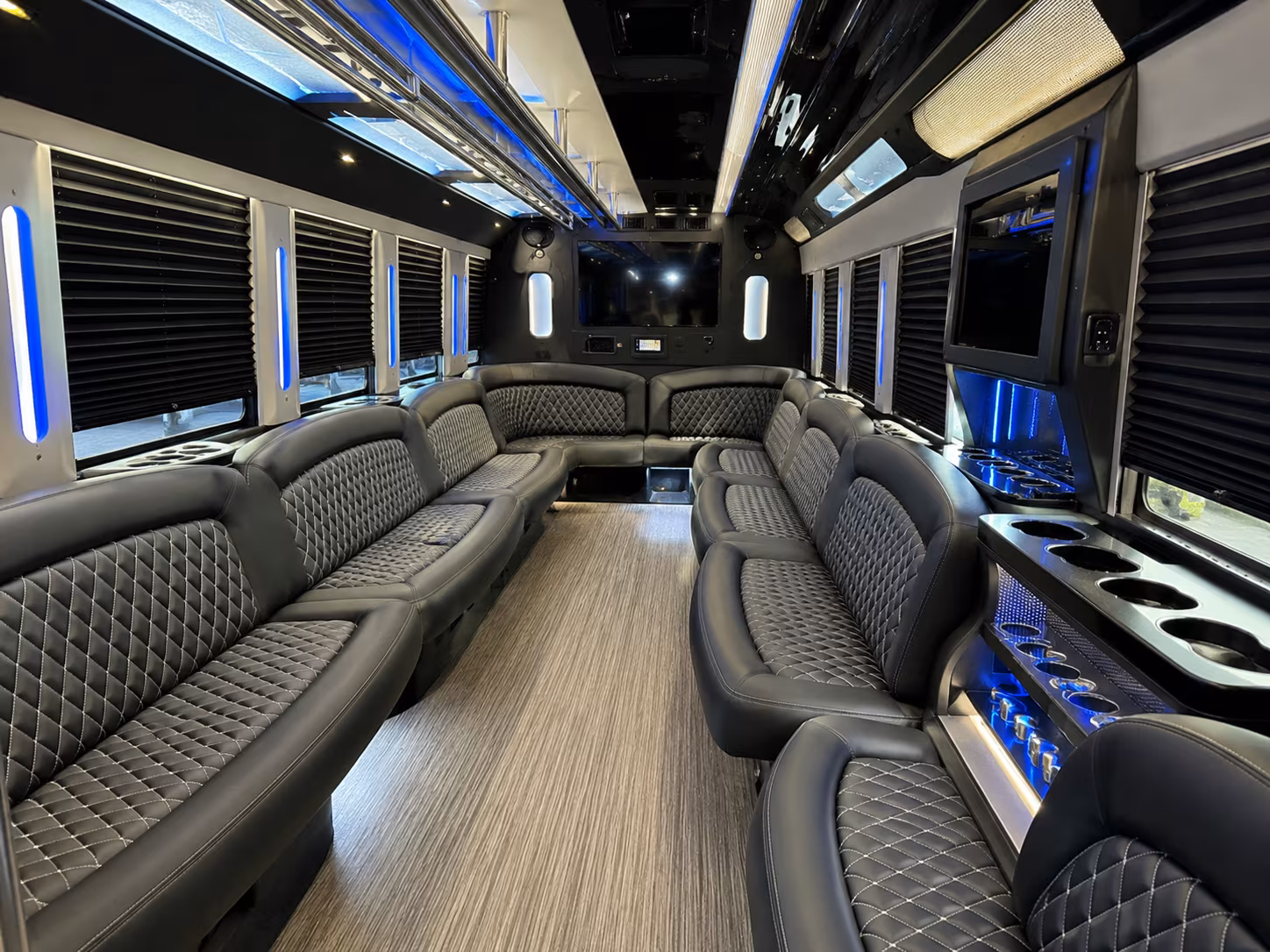 Baltimore Private Event Transportation party bus exterior