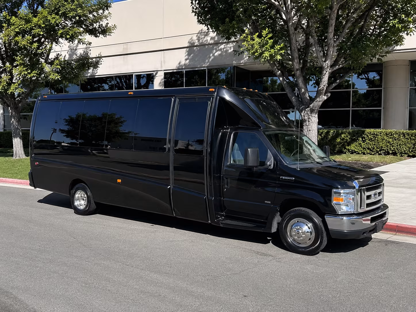 Baltimore Private Event Transportation party bus interior