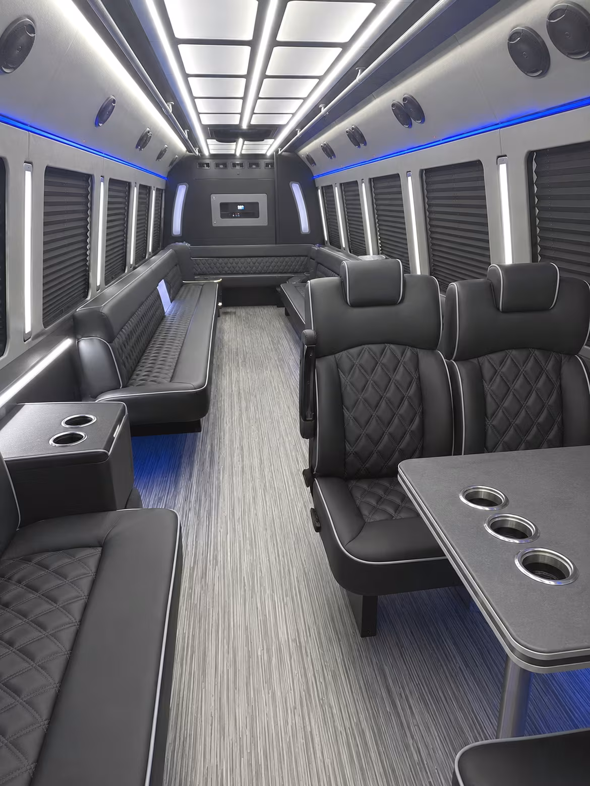 Baltimore Prom & Homecoming Transportation party bus interior
