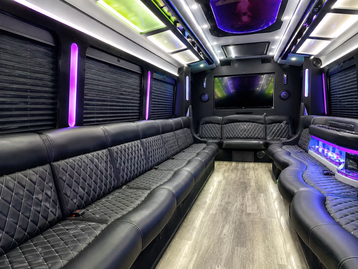 Baltimore Prom & Homecoming Transportation party bus exterior