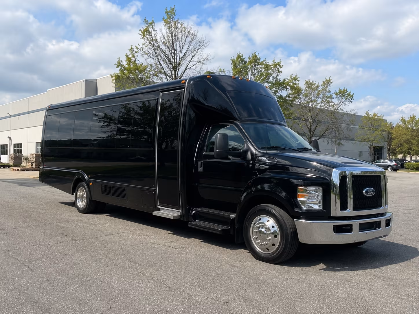 Baltimore Prom & Homecoming Transportation party bus exterior