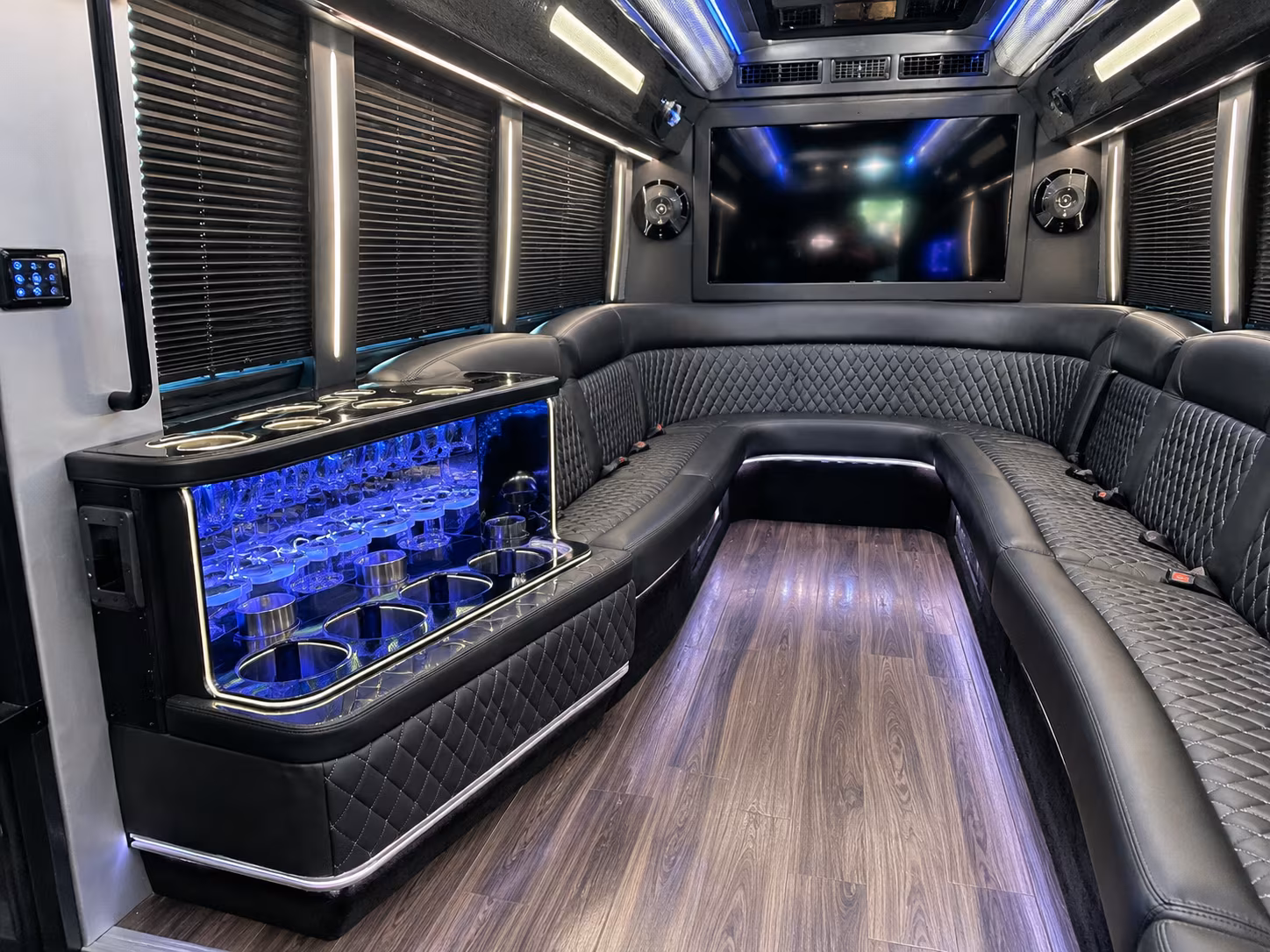 Baltimore Prom & Homecoming Transportation party bus exterior