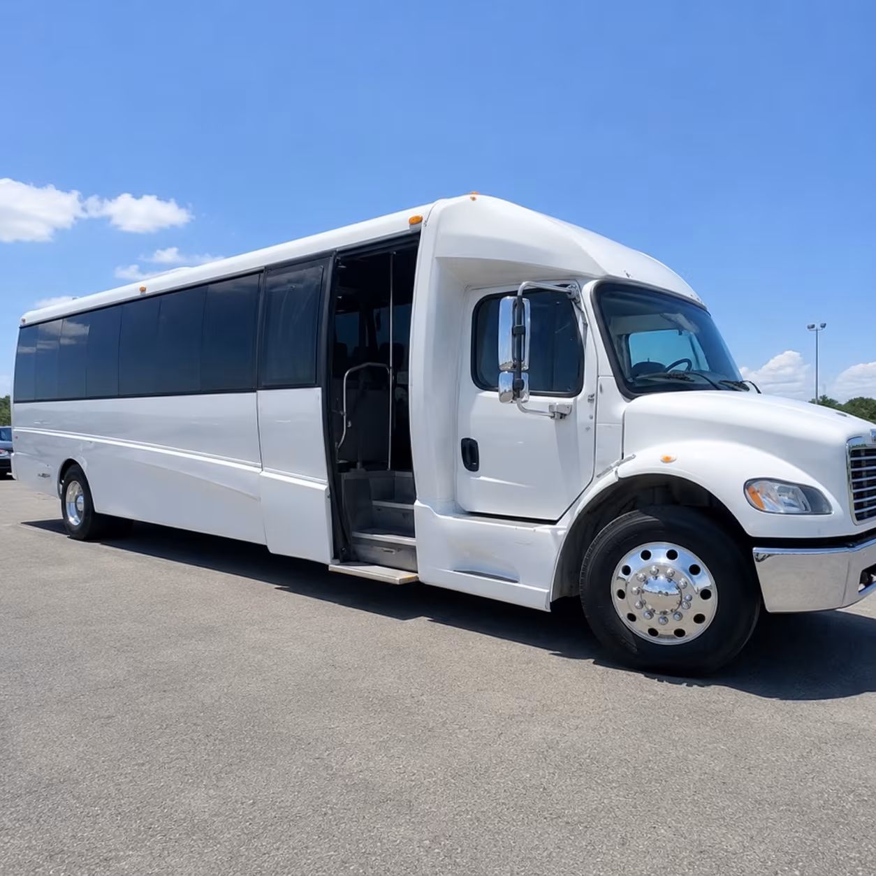 Baltimore School Event Transportation party bus exterior