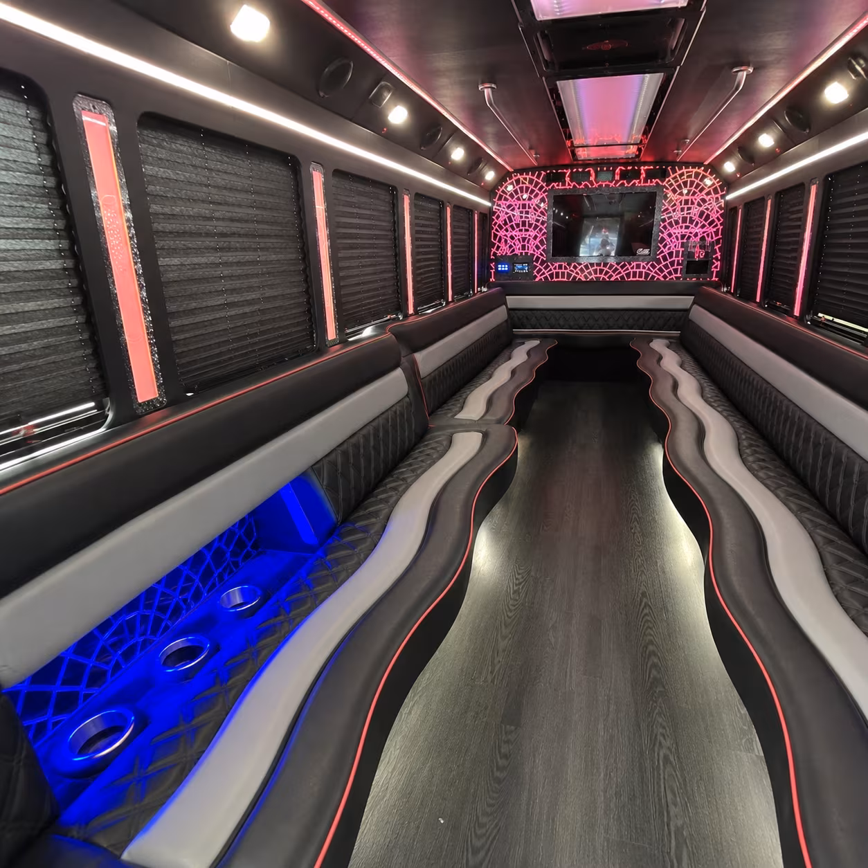Baltimore Sporting Event Transportation party bus exterior