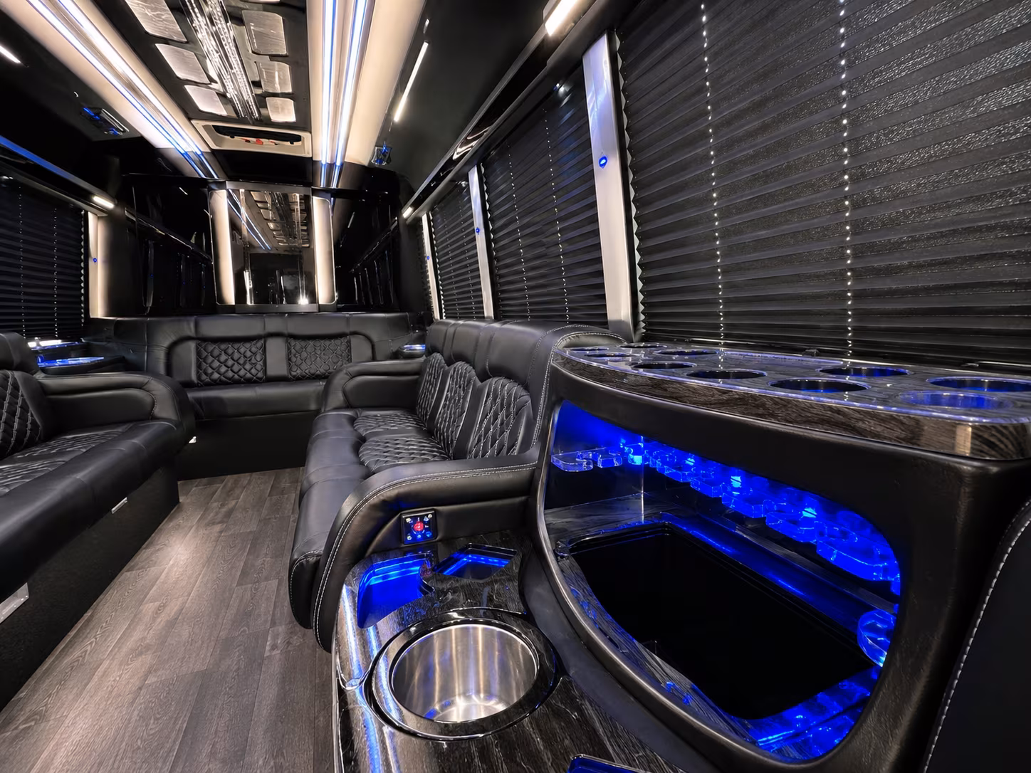Baltimore Sporting Event Transportation party bus exterior