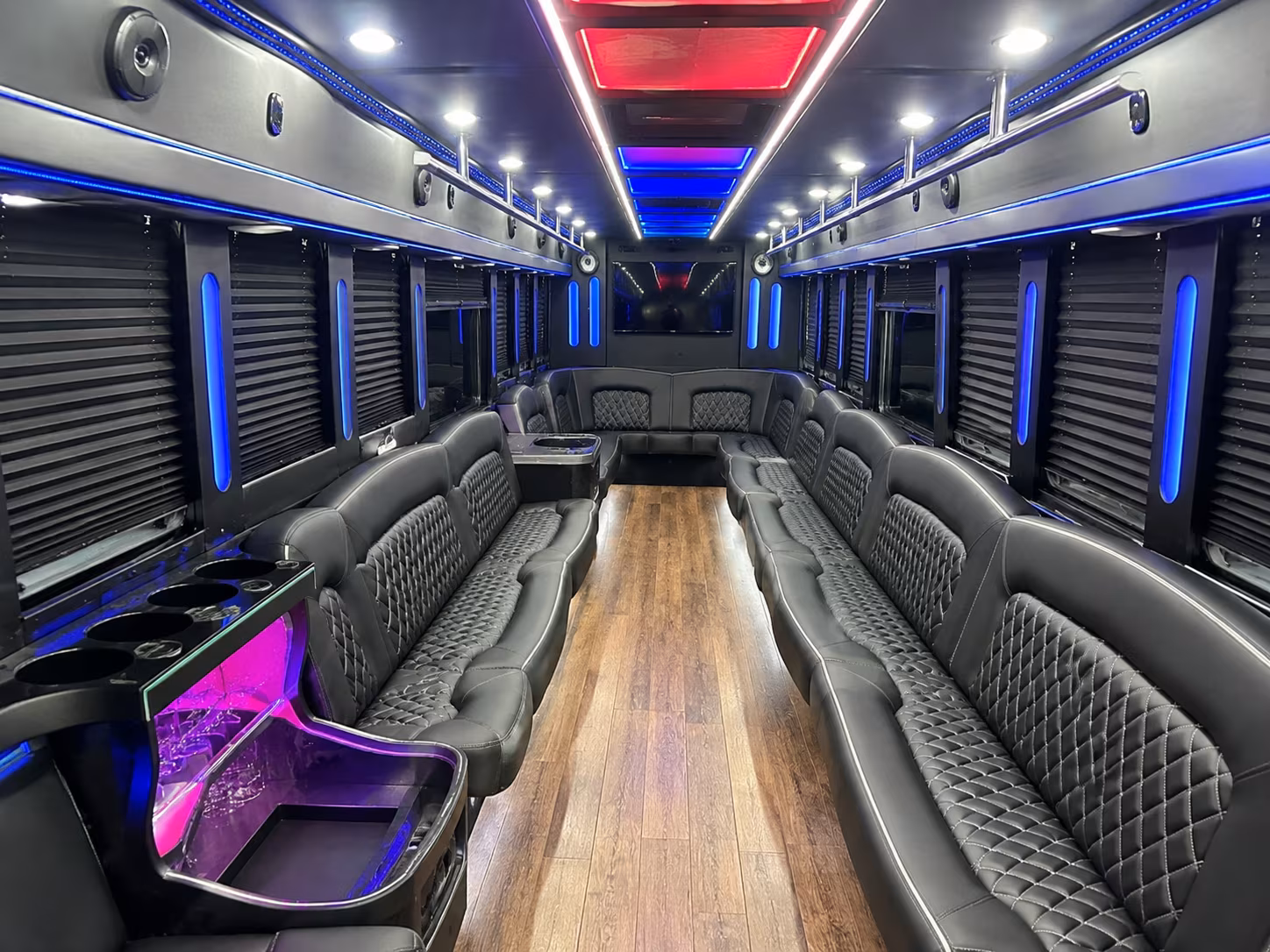 Baltimore Wedding Transportation party bus exterior