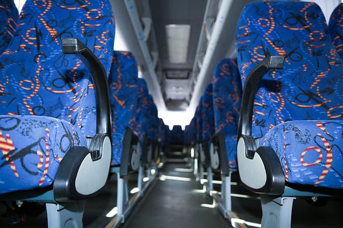 Newport News 47-56 Passenger Charter Buses Interior
